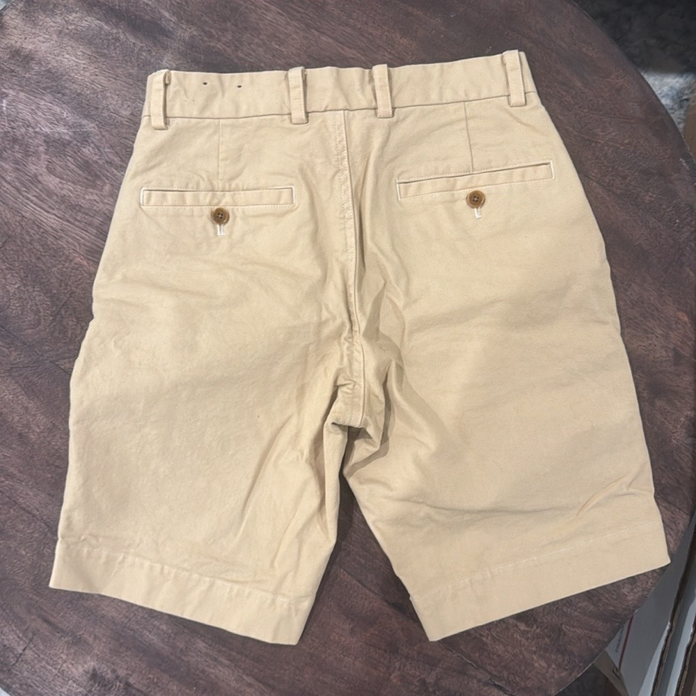 Men’s Brooks Brothers Tan Flat Front Shorts - Picture 3 of 4